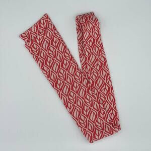 Vintage Red and White Headscarf / Belt
